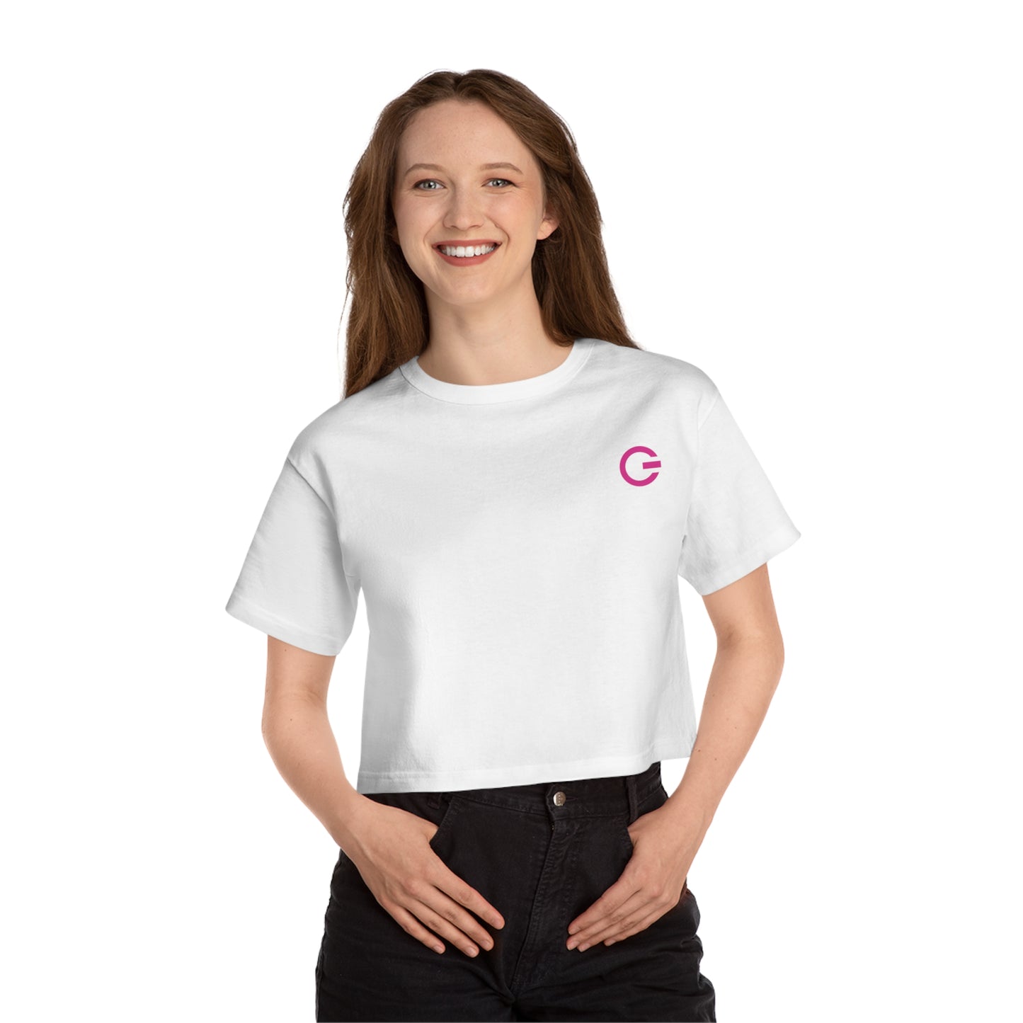Team GoGirl Champion Women's Heritage Cropped T-Shirt