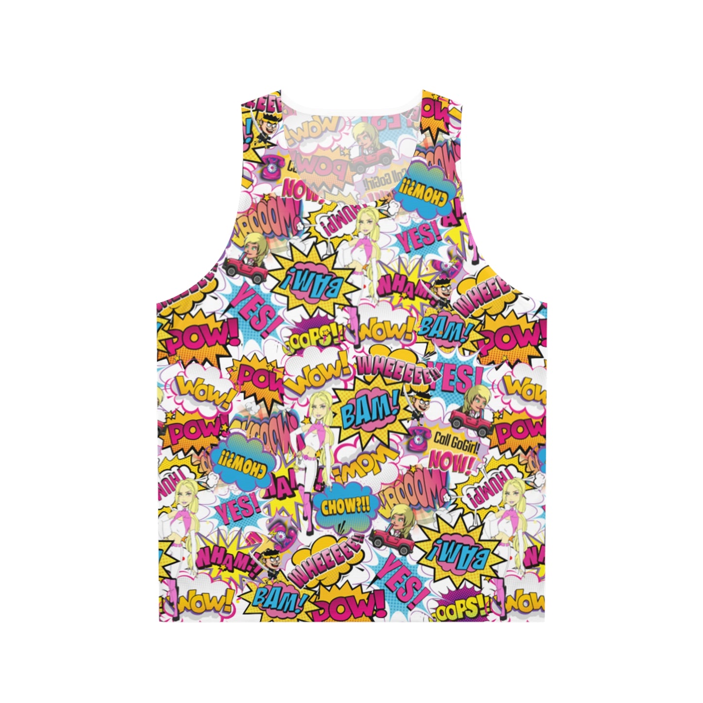 GoGirl Neenja Comic Unisex Tank Top (AOP)