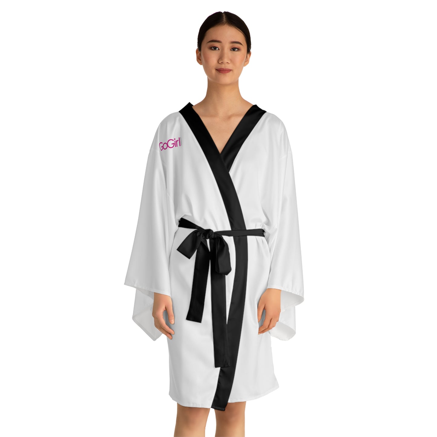 GoGirl MMA Fighter Long Sleeve Kimono Robe (AOP)