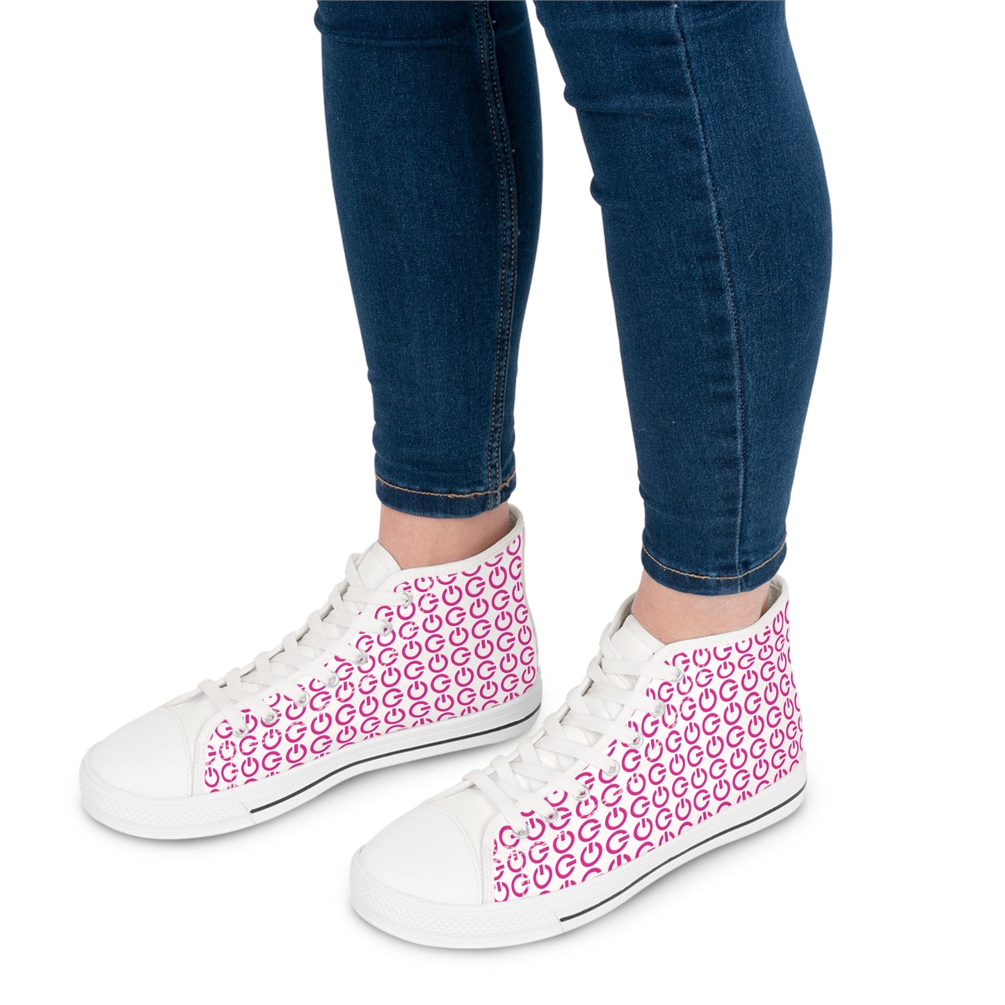 GoGirl High Top Sneakers with G Power Logos