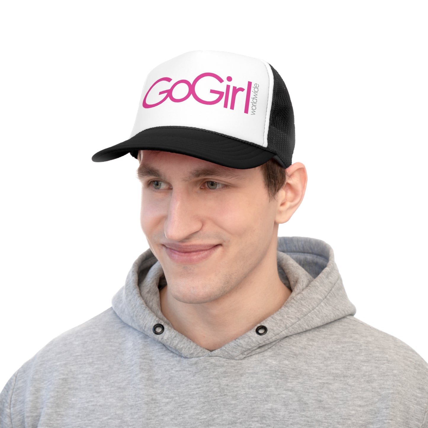 GoGirl Black Trucker Hat