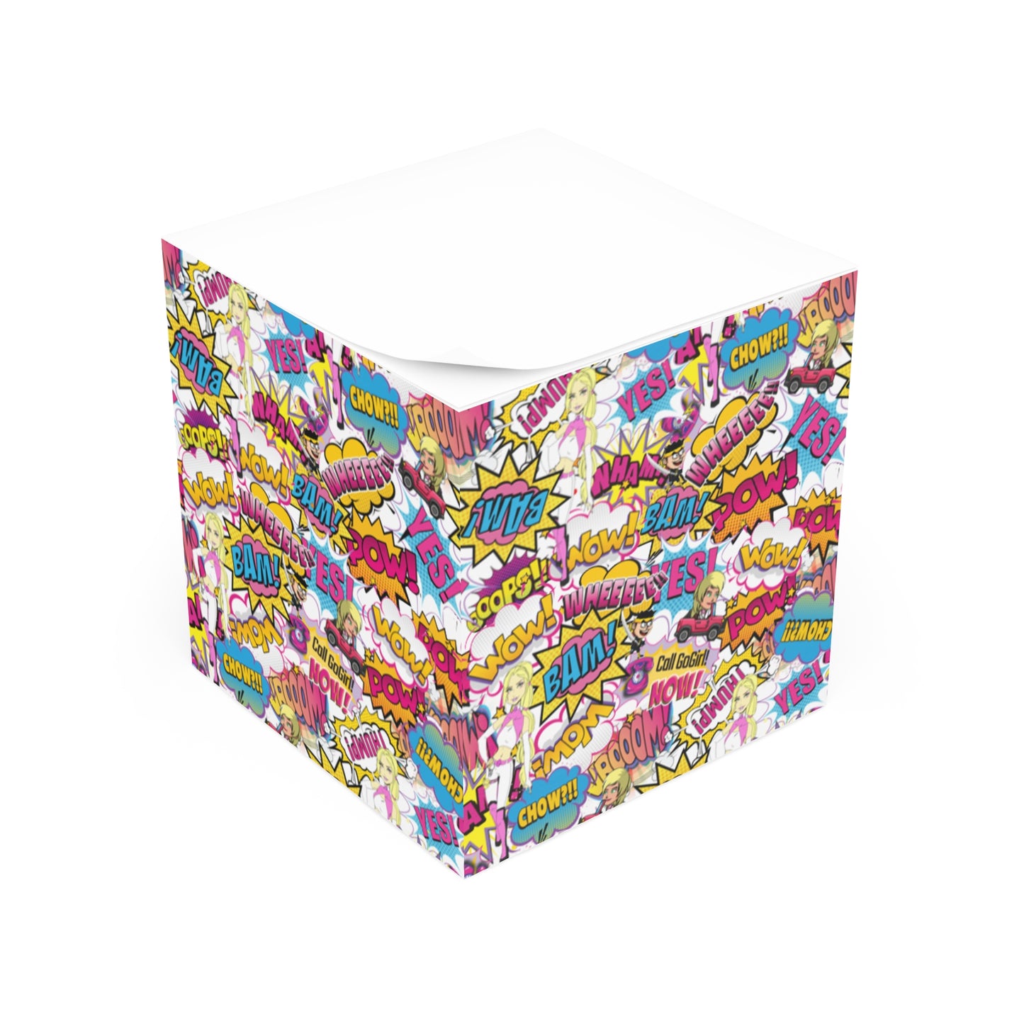 GoGirl Neenja Comic Note Cube