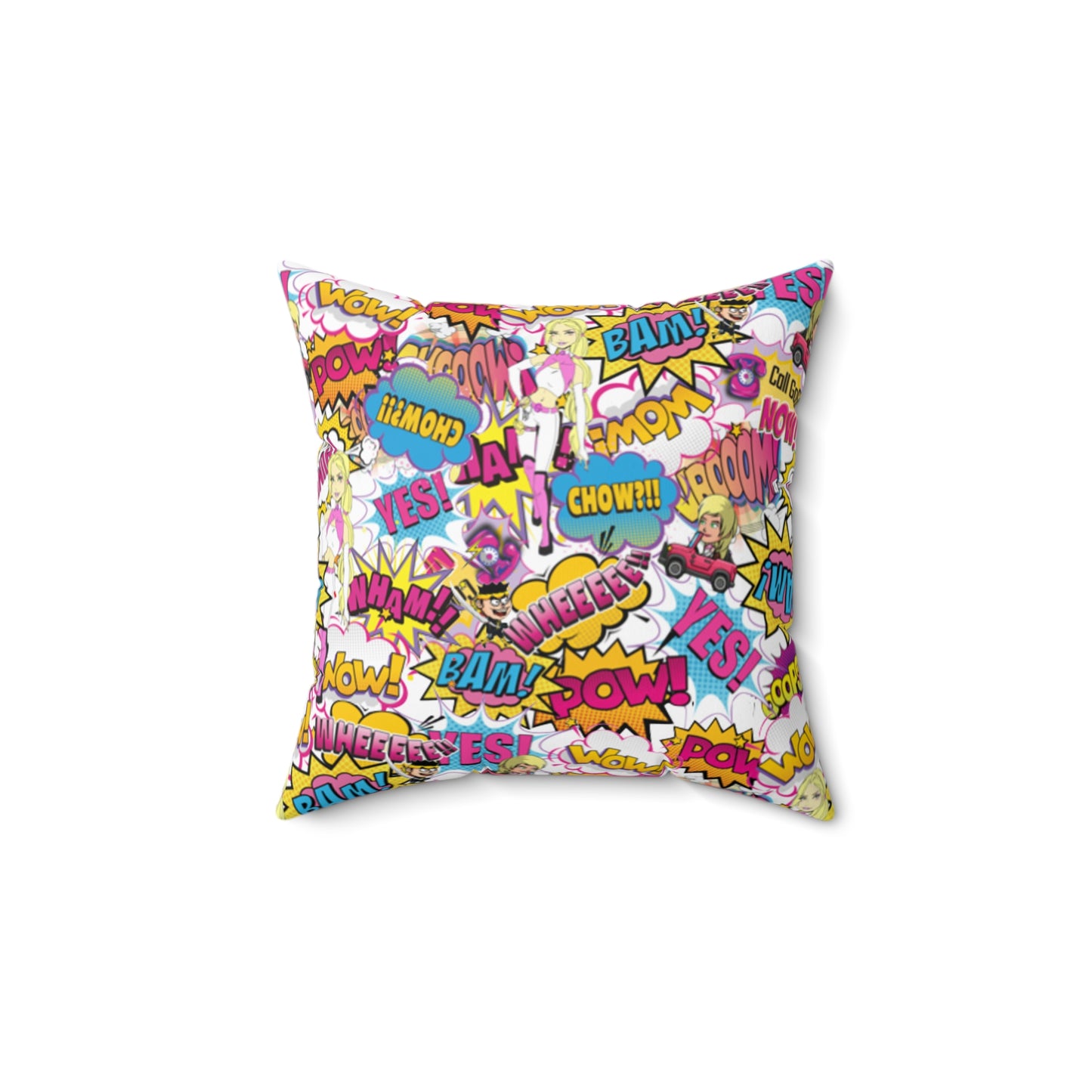 Spun Polyester Square Pillow