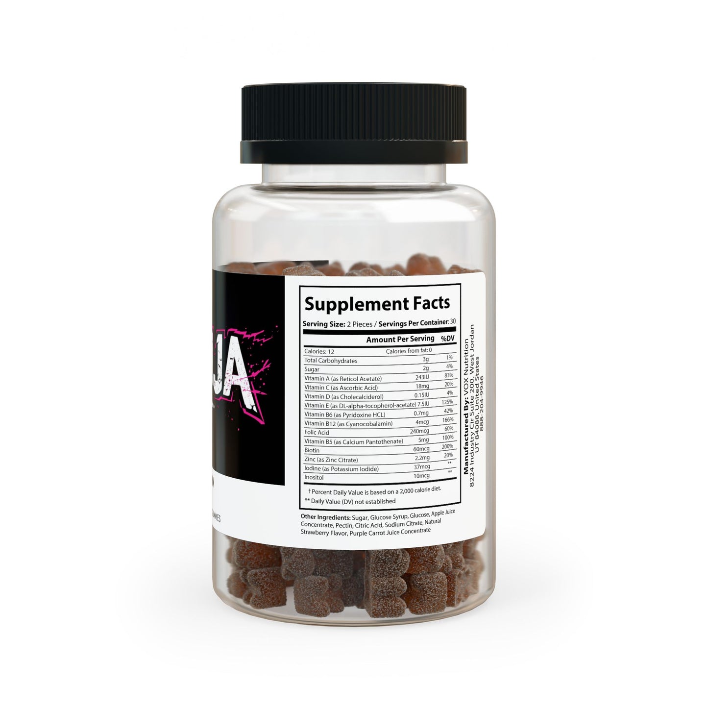 NEENJA FUEL Multivitamin Gummies for Adults (60 Gummies)