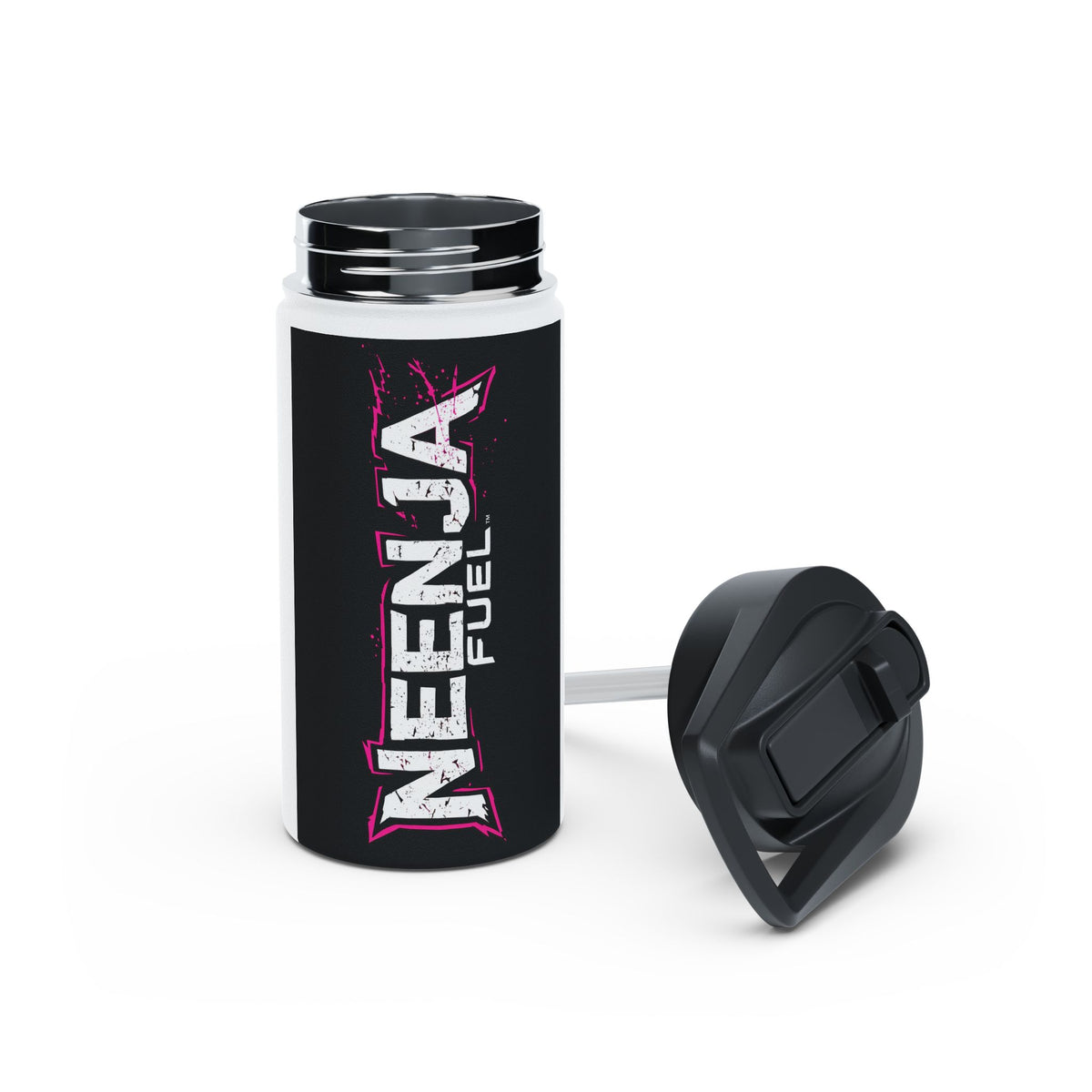 Ninja Fuel Stainless Steel Water Bottle – Bold Vertical Logo, Insulated Sports Bottle
