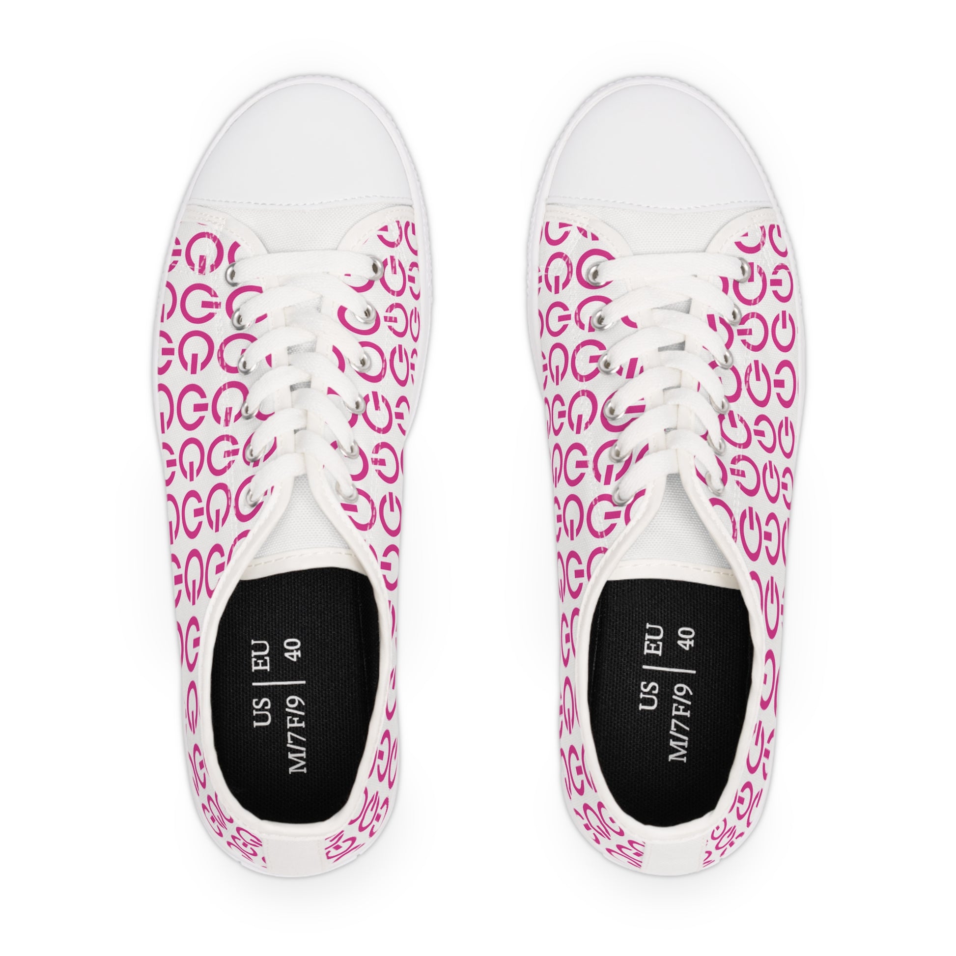 GoGirl Low Top Sneakers with G Power Logos