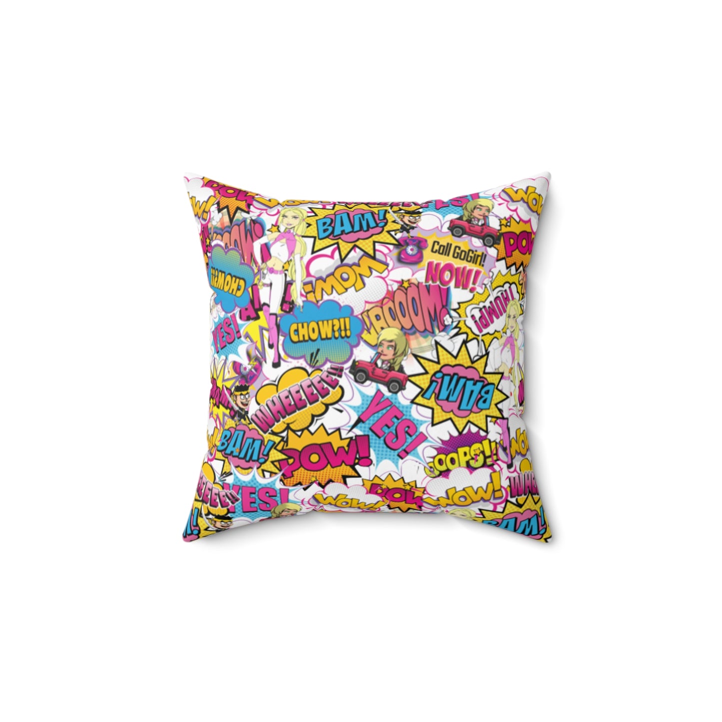 Spun Polyester Square Pillow