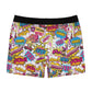 GoGirl Neenja Comic Men's Boxer Briefs (AOP)