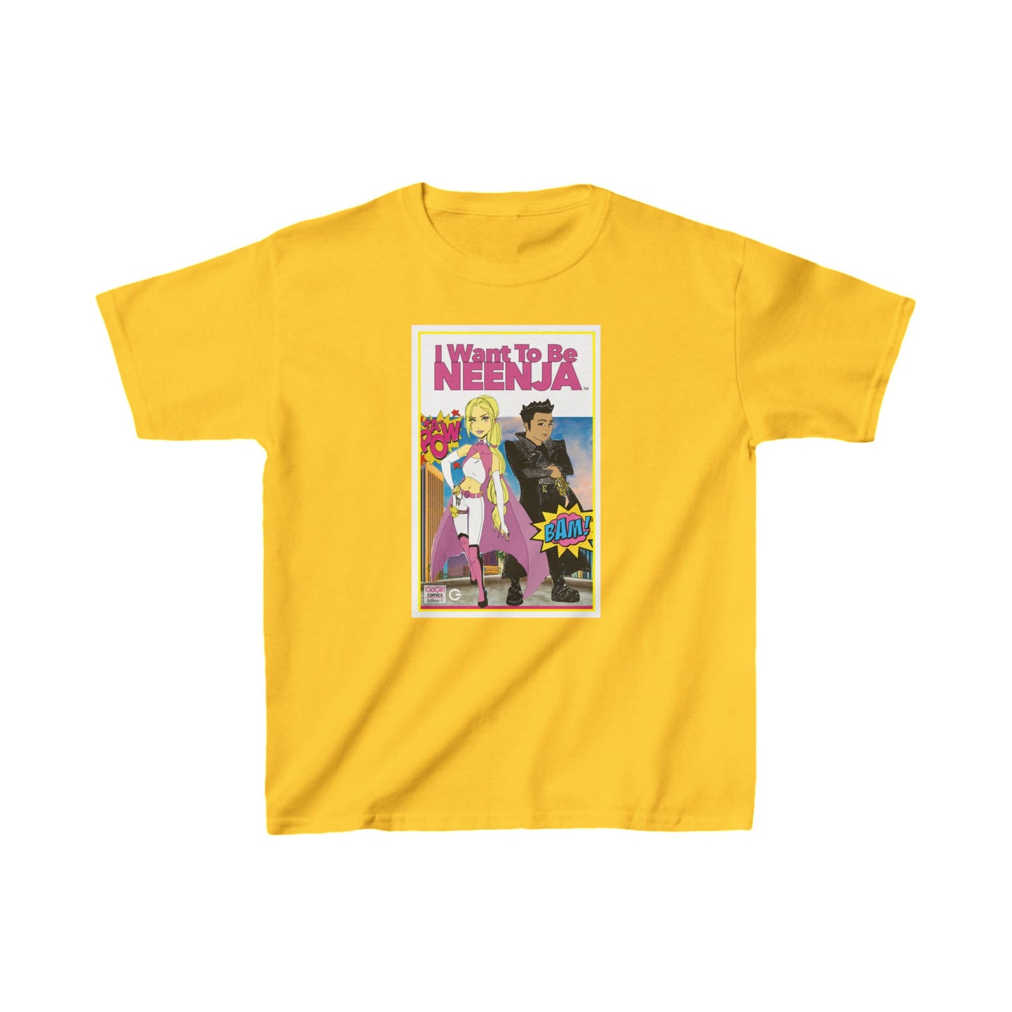 I Want To Be Neenja Kids Heavy Cotton™ Tee