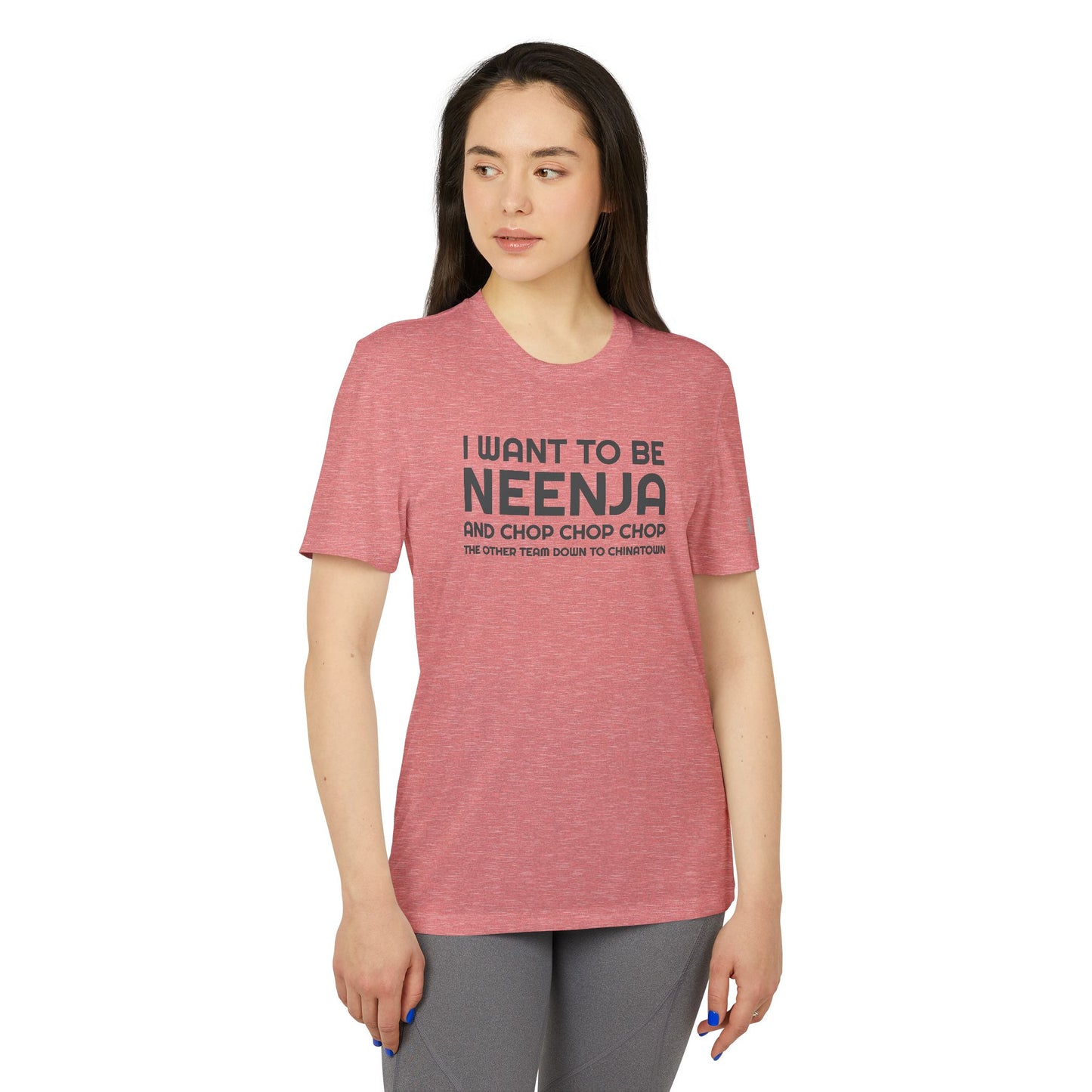 I Want To Be Neenja Adidas Unisex Sport T-shirt