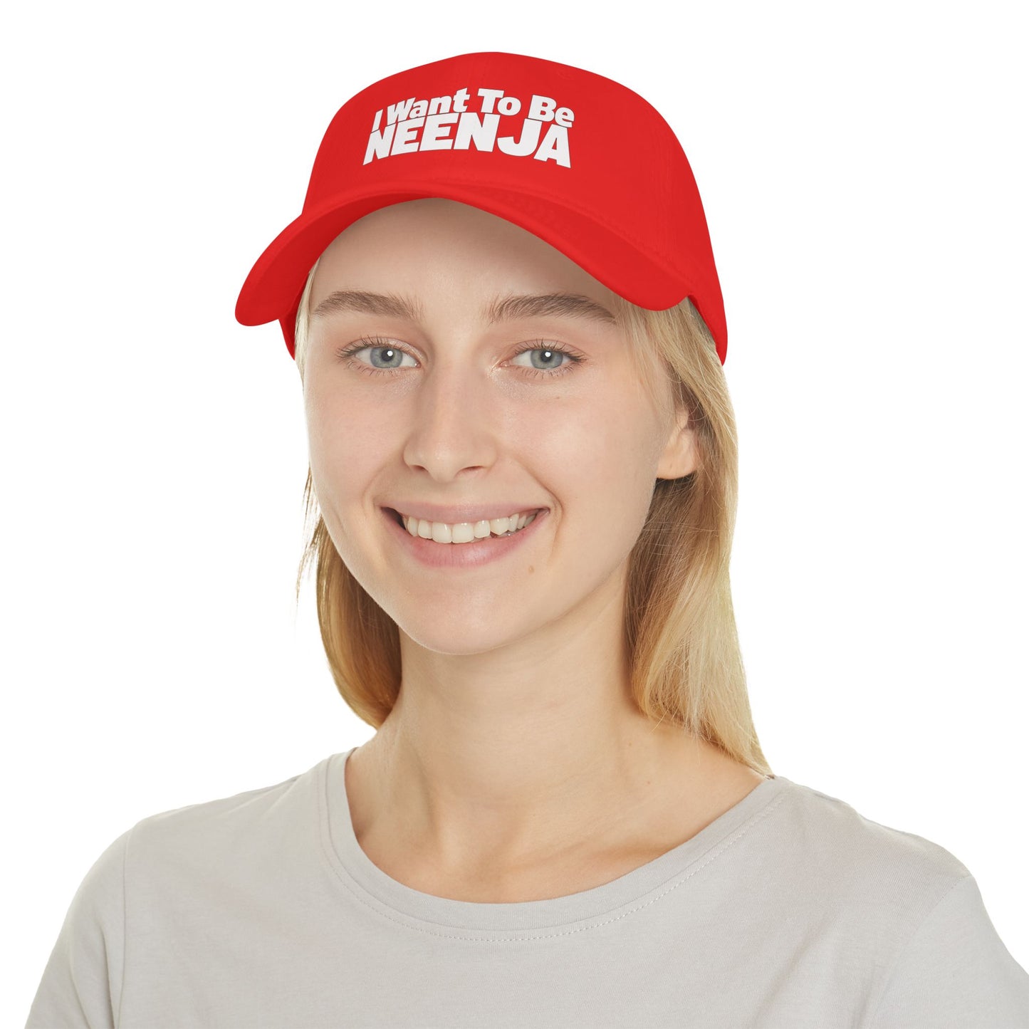 I Want To Be Neenja Low Profile Baseball Cap