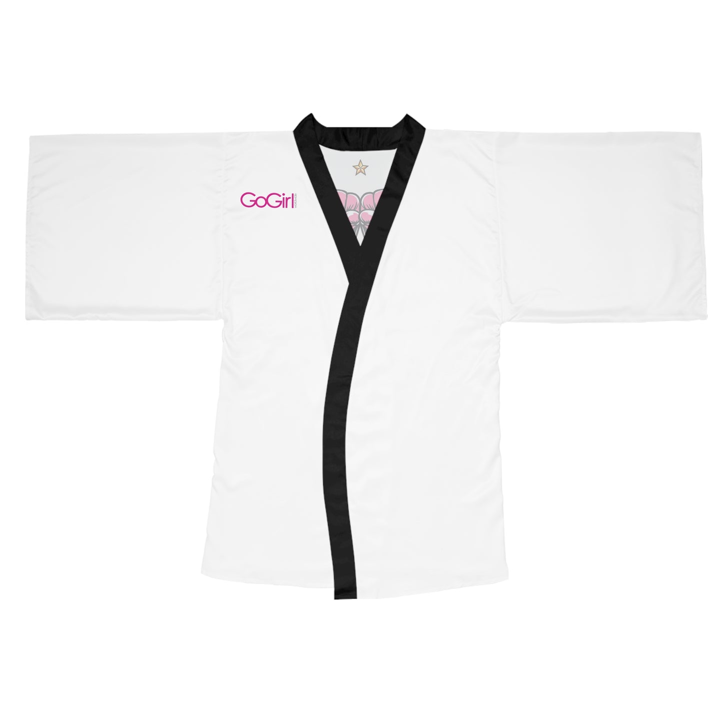 GoGirl MMA Fighter Long Sleeve Kimono Robe (AOP)