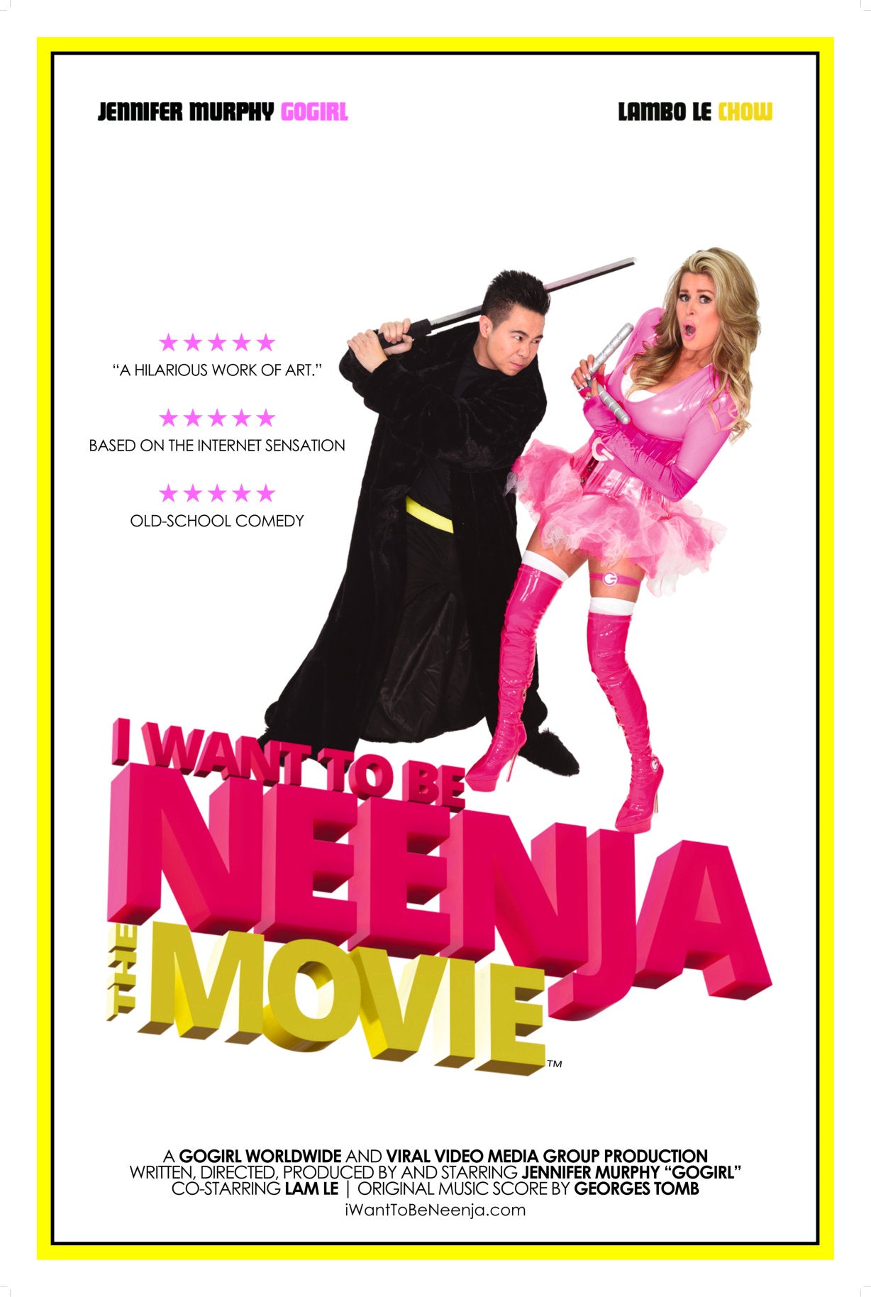 I want to be a Neenja The Movie poster