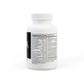 Supplement bottle with label on a white background