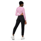 GoGirl Logo Recycled long-sleeve crop top